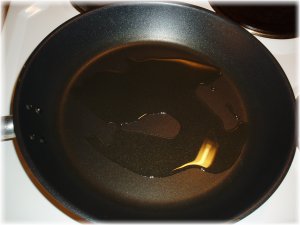 pan with oil