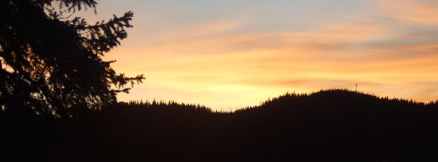 Puesta de SOL hace poco en algun lugar de Nordmarka a eso de las 22:30h