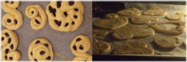 galletas antes del horno