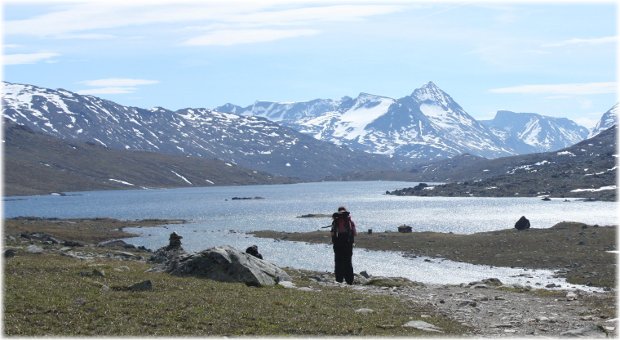 un lago mas para llegar al valle