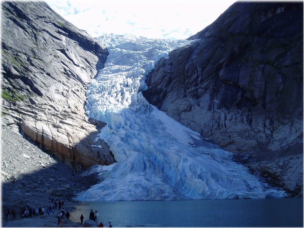 Glaciar de Briksdalen, verano de 2006