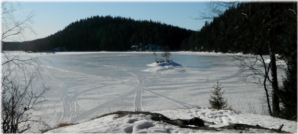 Un lago de Østmarka