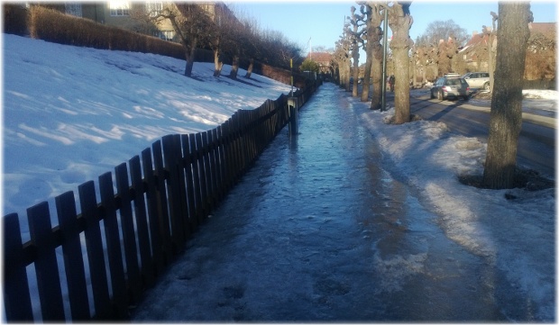 Una pista de hielo