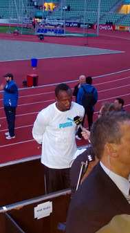 Usain Bolt en Bislett Stadion, Oslo