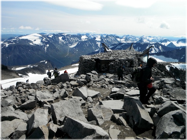 Vista desde el pico mas alto de Noruega