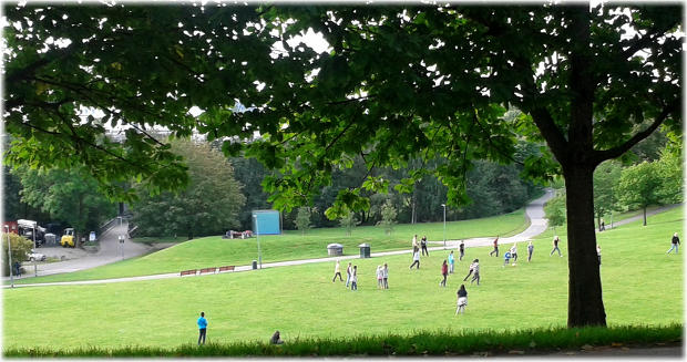 Jugando en el parque